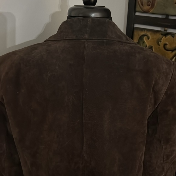 Caslon Woman’s Button-Up Brown 100% Brushed Leather Jacket - Picture 6 of 12